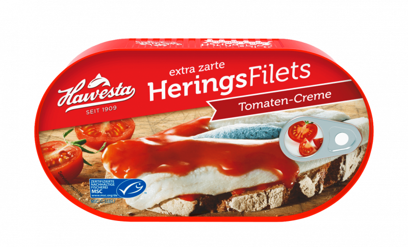 Extra Zarte Herings Filets Tomaten-Creme