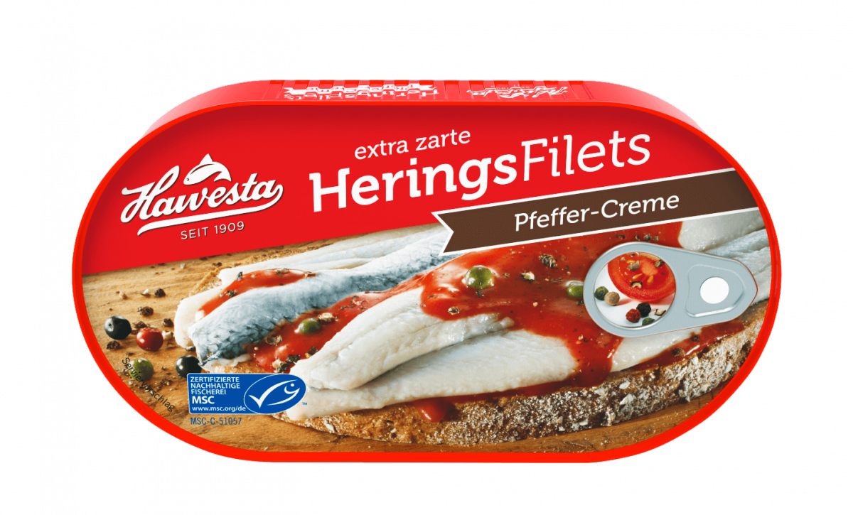 Extra Zarte HeringsFilets Pfeffer-Creme
