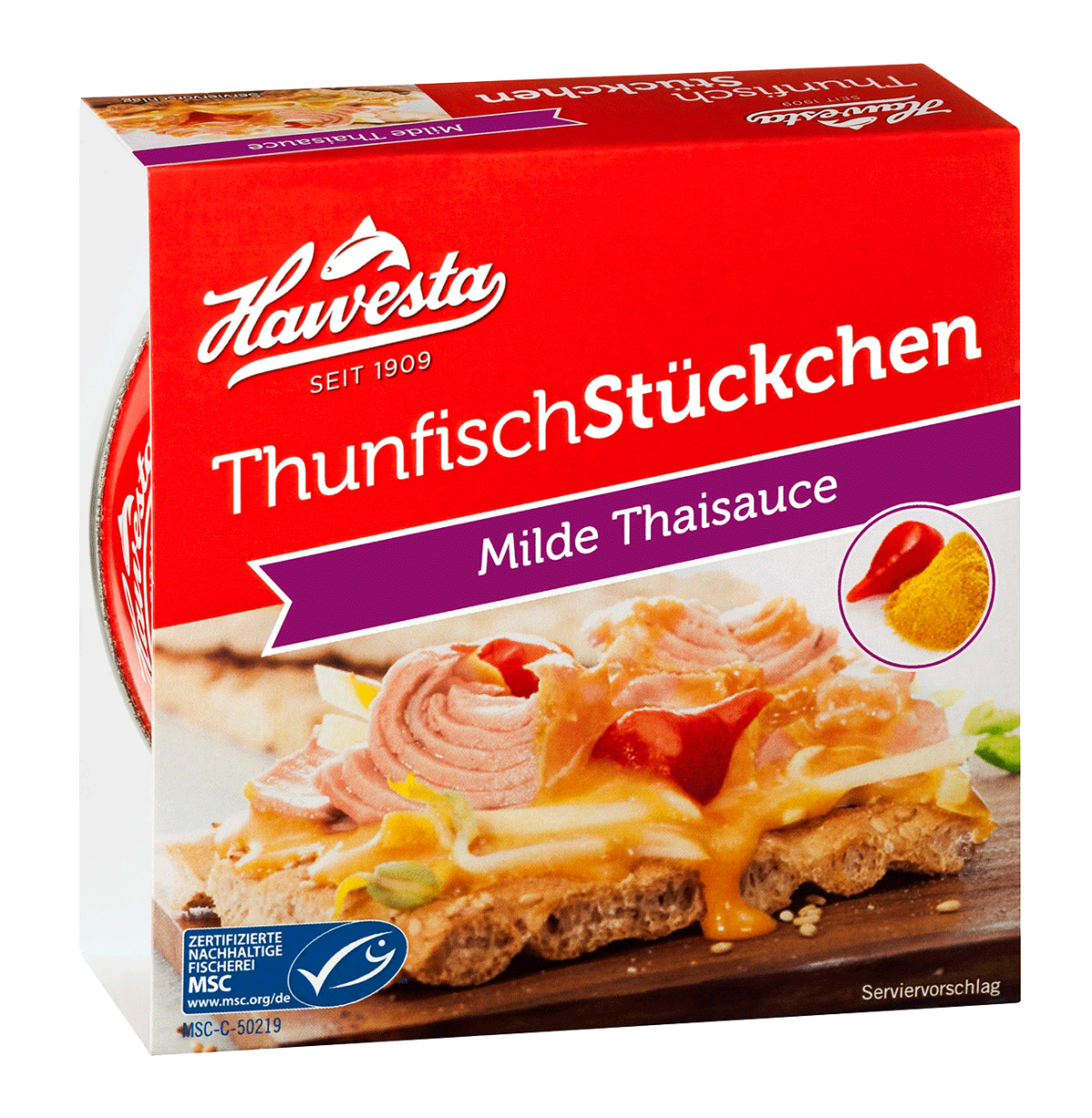 Hawesta Thunfischstückchen in milder Thaisauce