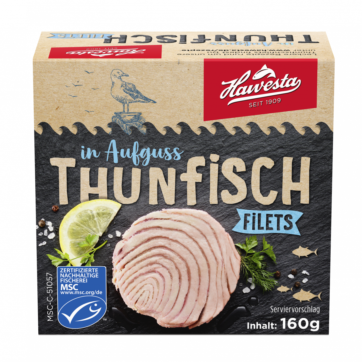 Hawesta Thunfisch in Aufguss