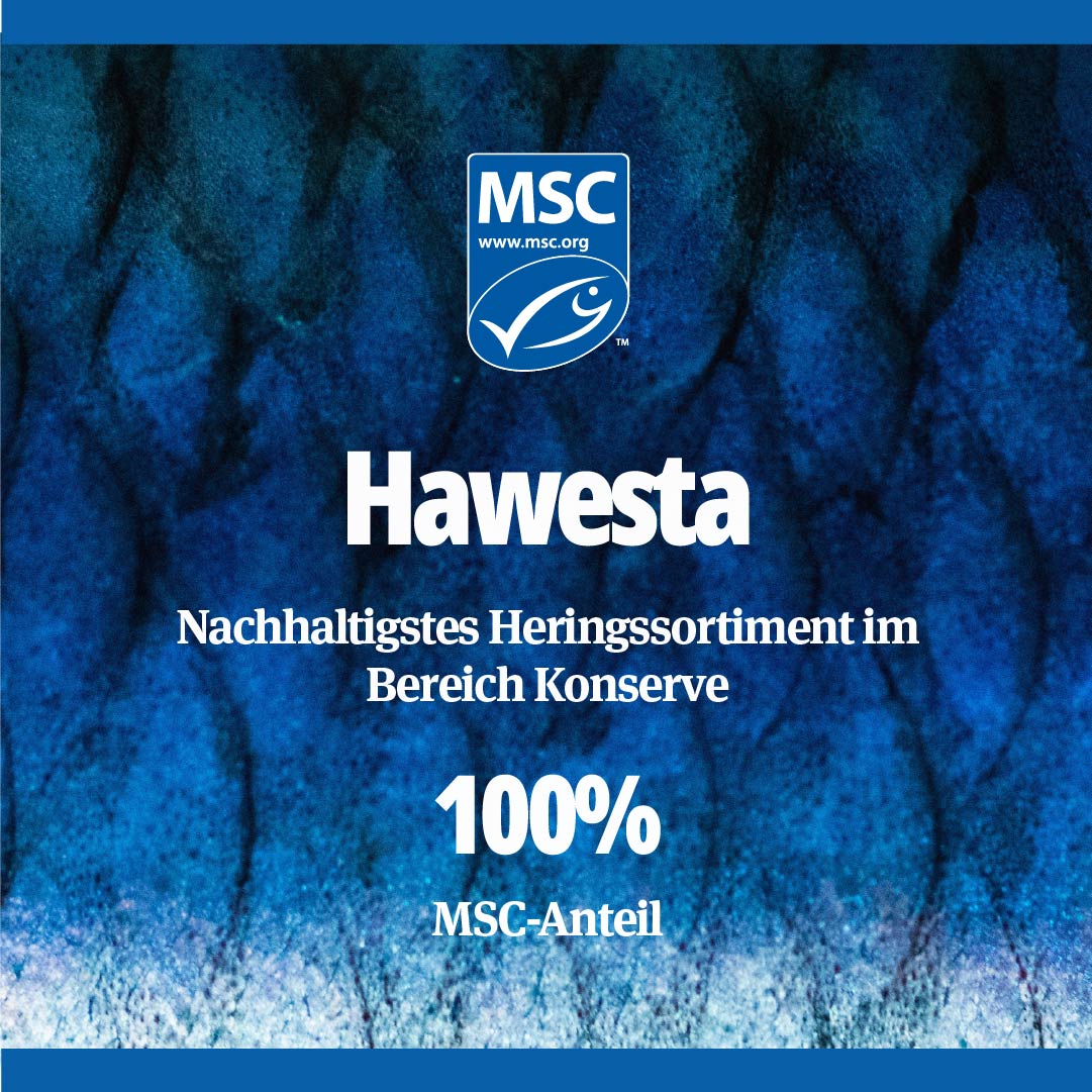 Hawesta gewinnt MSC Award in der Kategorie Heringsmarke des Jahres 2025 Konserve
